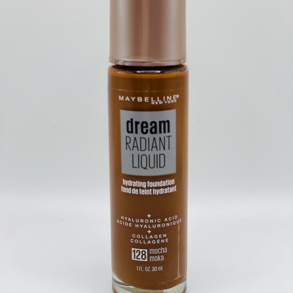 Maybelline Dream Radiant Liquid Hydrating Foundation 1fl.oz./30ml #128 MOCHA